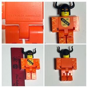 Roblox Duke of Ops Noob007 Figure 2016 Jazwares with Helmet Missing Sword READ